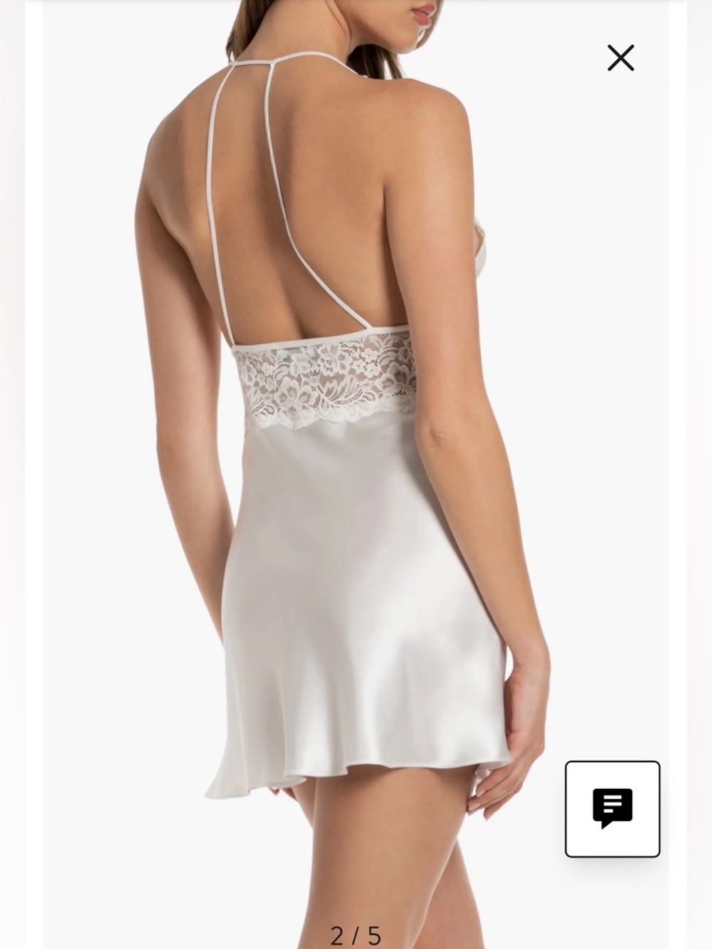 In Bloom by Jonquil Love Story Luxe Satin Halter Chemise Pink Slip & Robe - Picture 3 of 16